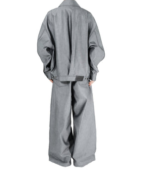 1313 SELAH / MAXIMO DENIM PANTS SILVER