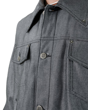 <span style="color: #f50b0b;">Last One</span> 1313 SELAH / SANTIAGO DENIM JACKET SILVER