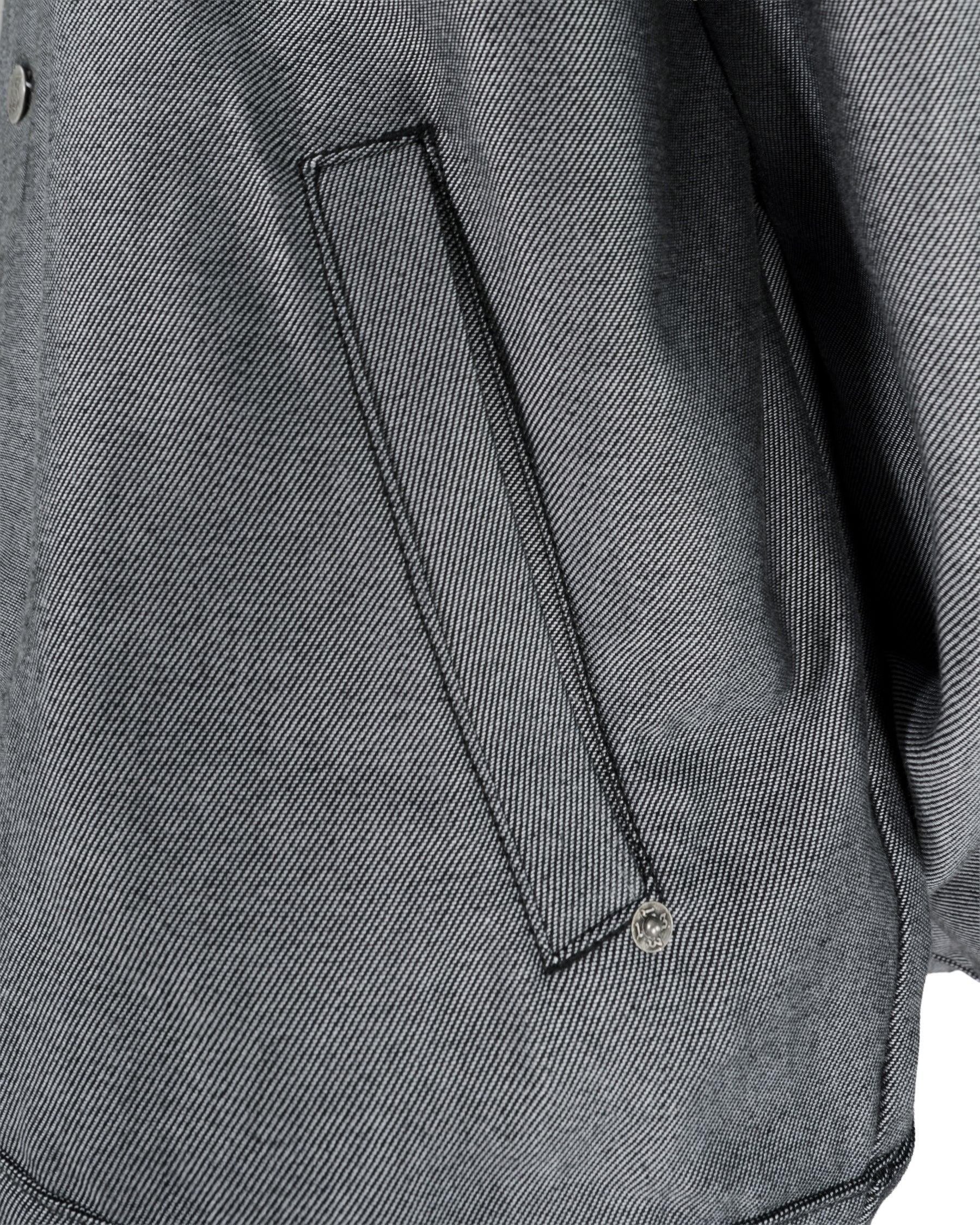 <span style="color: #f50b0b;">Last One</span> 1313 SELAH / SANTIAGO DENIM JACKET SILVER