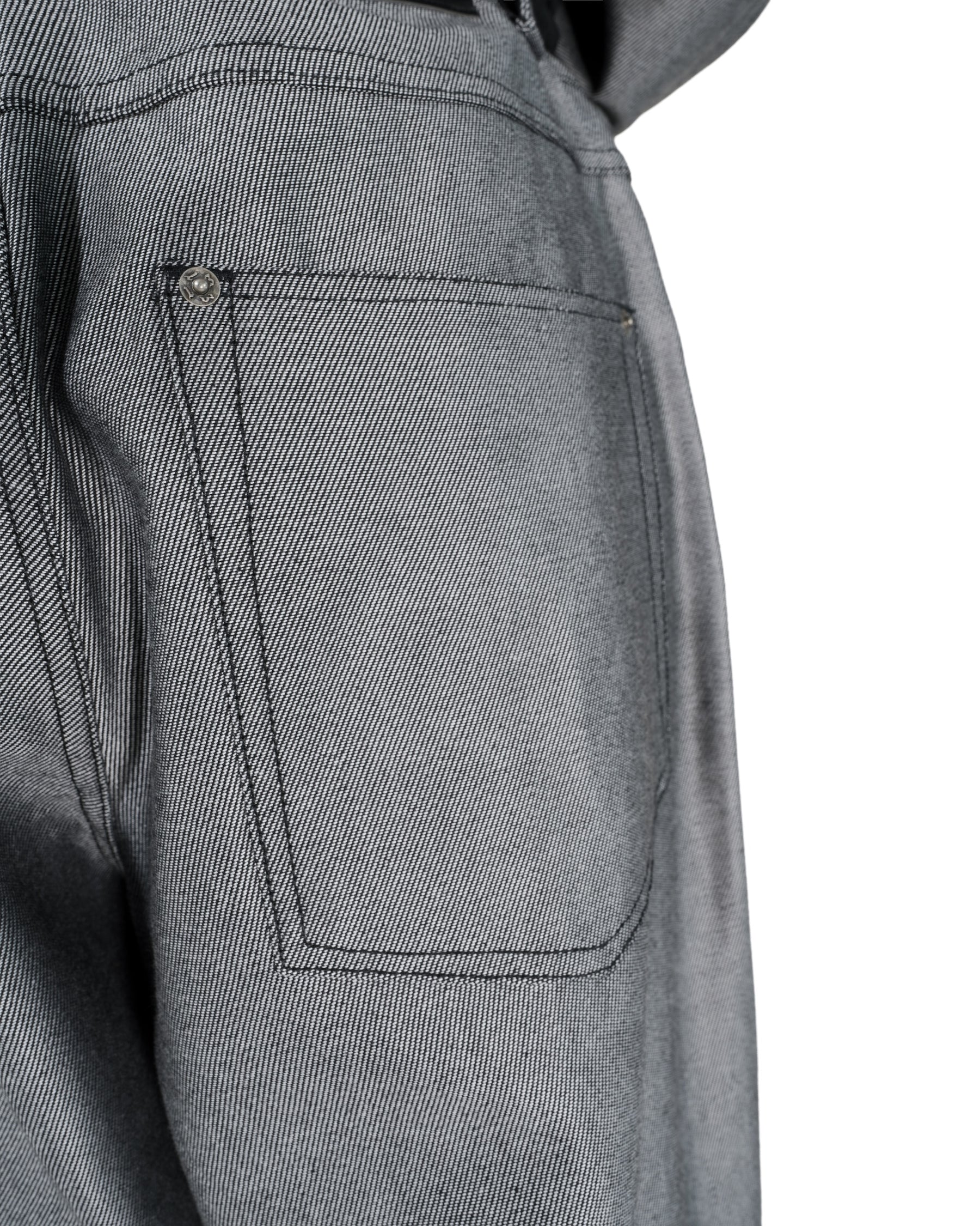 1313 SELAH / MAXIMO DENIM PANTS SILVER