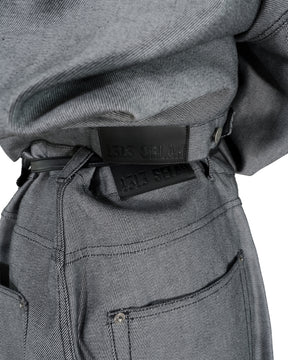 1313 SELAH / MAXIMO DENIM PANTS SILVER