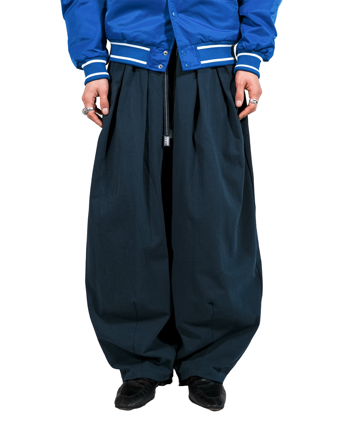 PRO CLUB / Heavywide Volume Jersey Pant NAVY