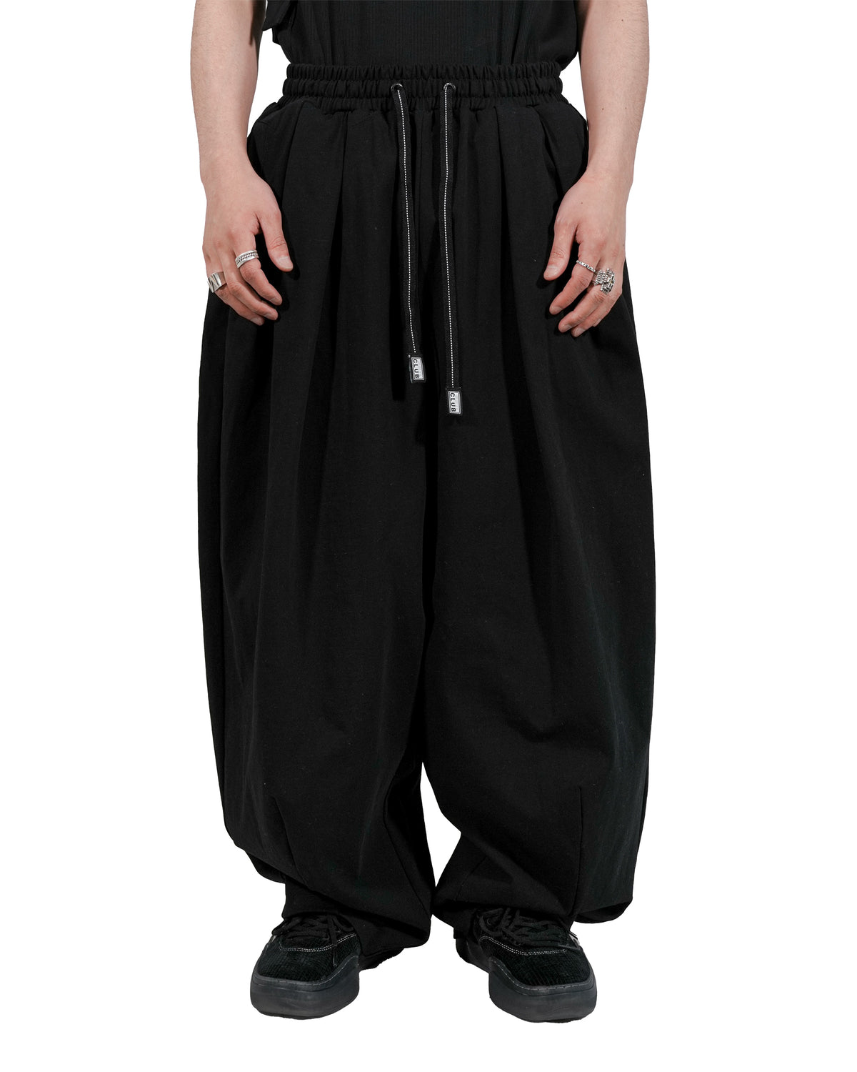 PRO CLUB / Heavywide Volume Jersey Pant BLACK