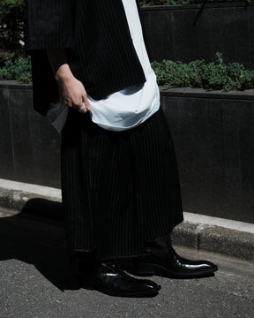 1313 SELAH / WENA SHORTS BLACK “TONAL PINSTRIPE”