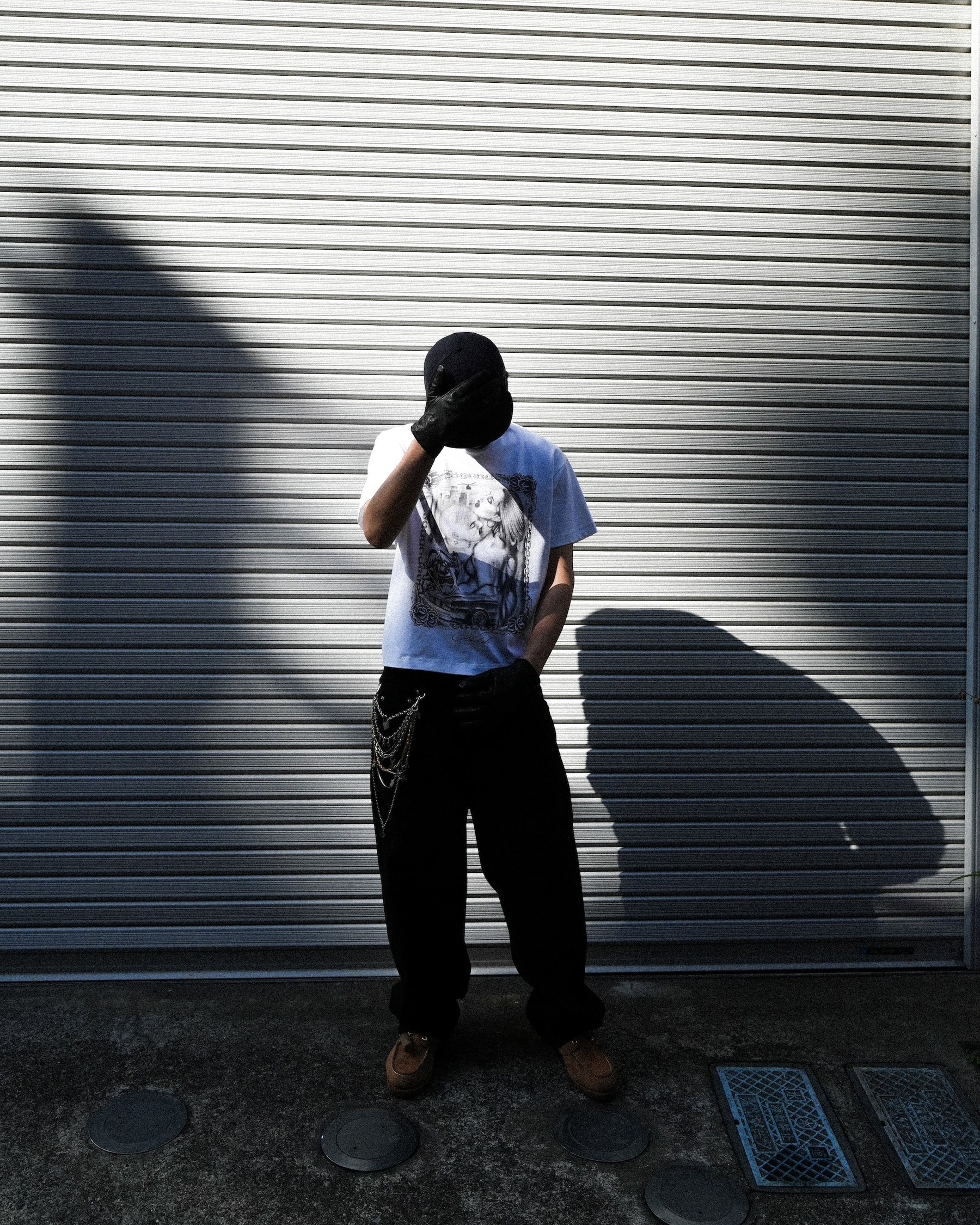 PRO CLUB / BARREL LEG DENIM PANT BLACK