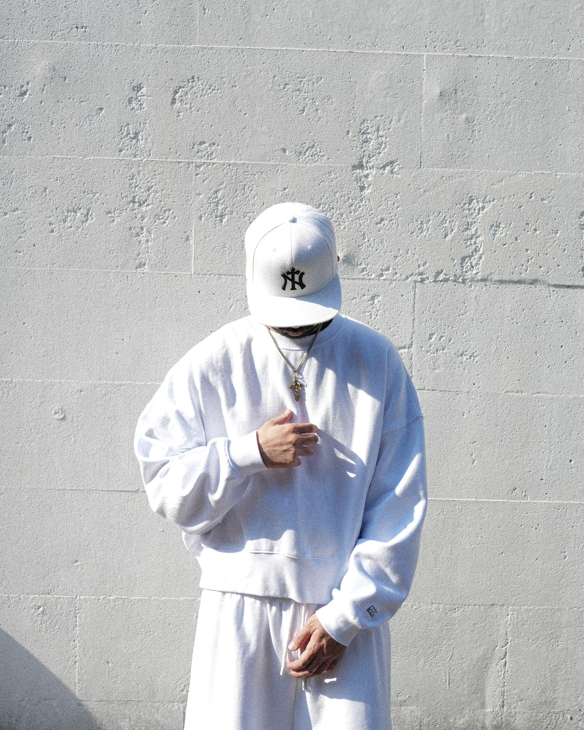 PRO CLUB / HEAVYWEIGHT CREWNECK WHITE