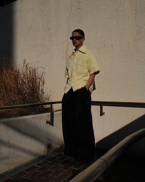 <span style="color: #f50b0b;">Last One</span> LU'U DAN / WADDED SHIFT SHIRT SPOILED MILK