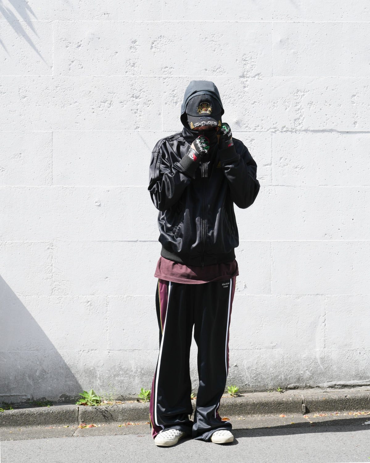 <span style="color: #f50b0b;">Last One</span> Martine Rose / HOOD CAP TRACK JACKET BLACK