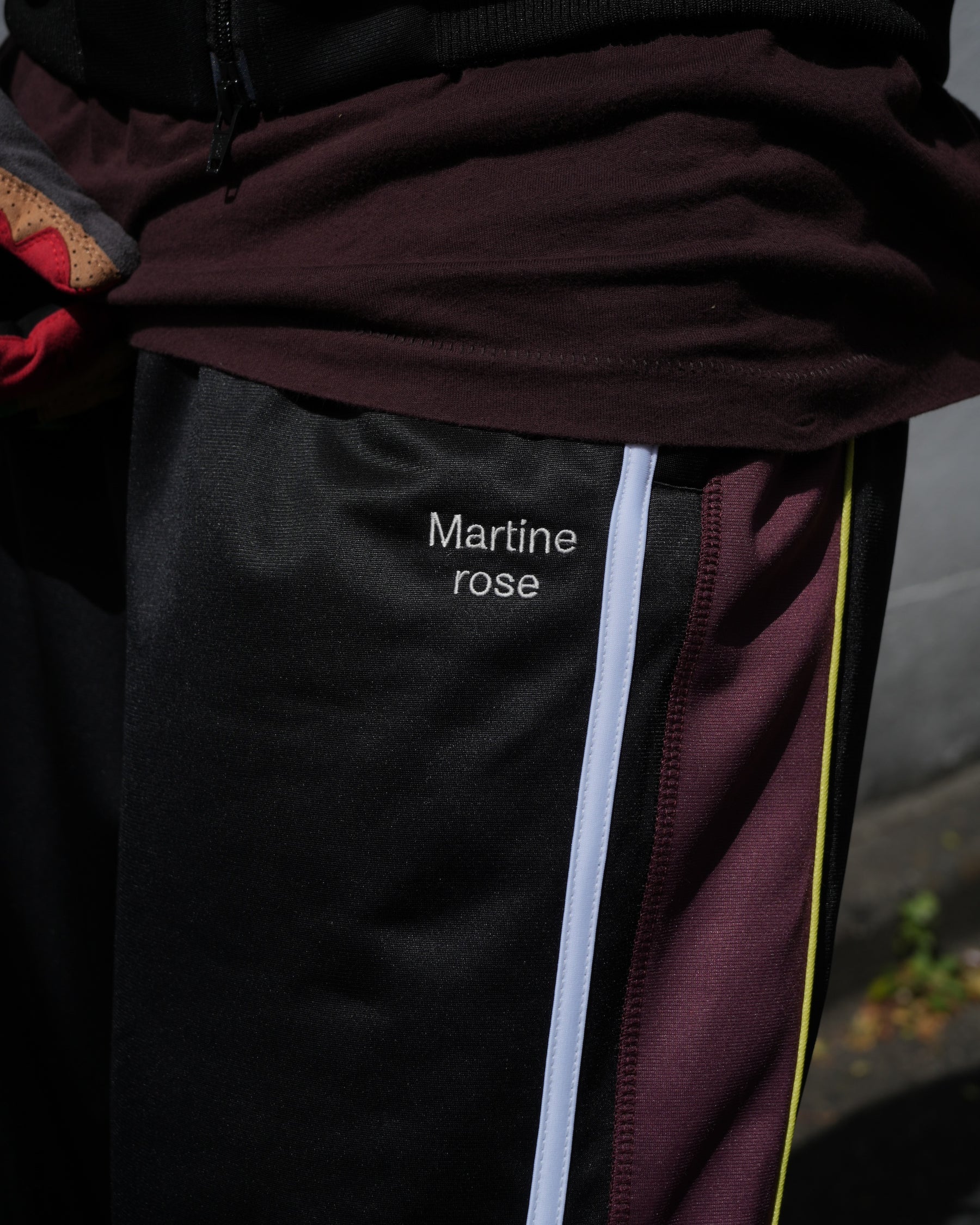 Martine Rose / WIDE LEG TRACKPANT BLACK