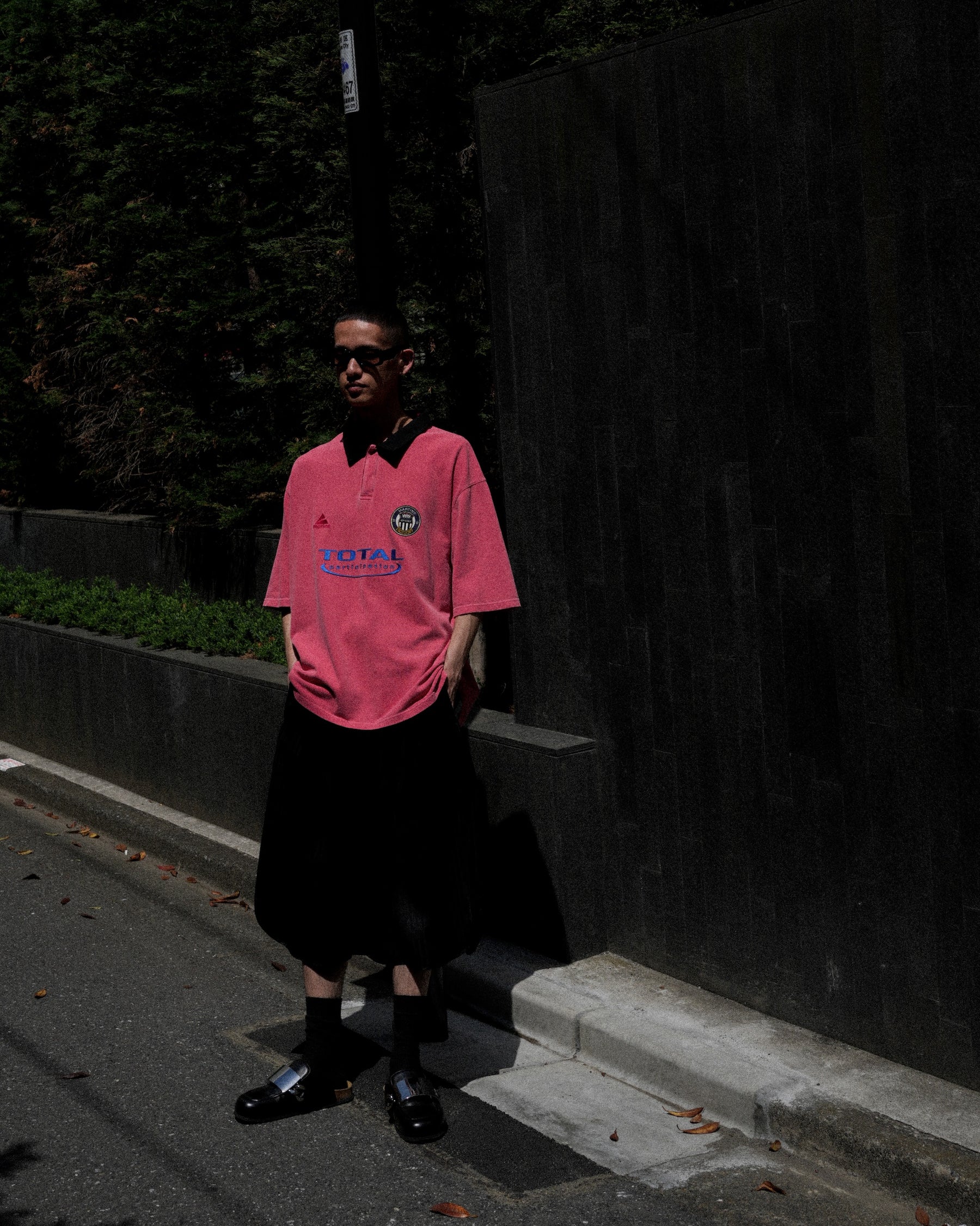25ss Martine Rose パワーショルダーポロシャツ Martine Rose (マーティン・ローズ) - POLOSHIRT シャツ | cherry