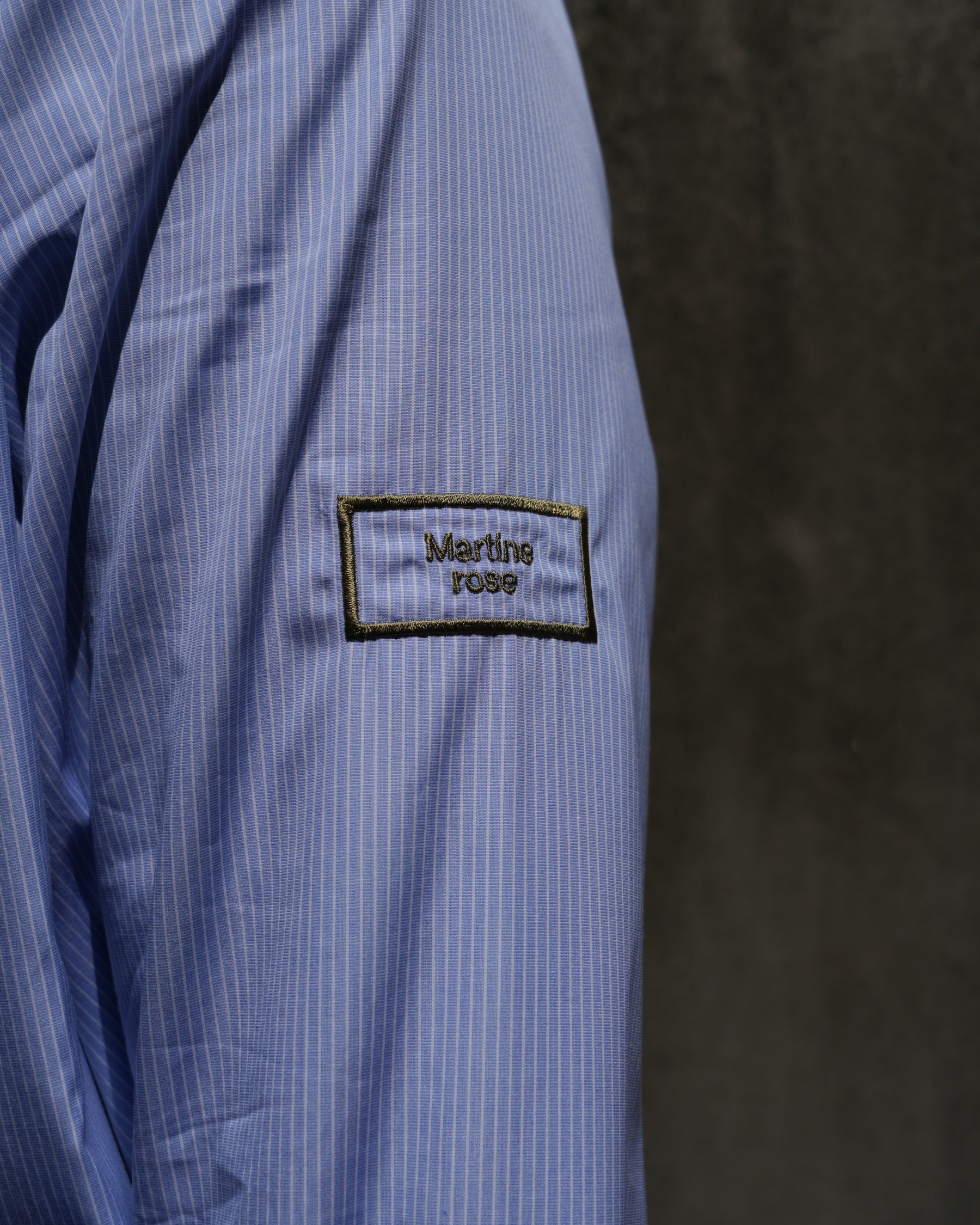 Martine Rose / CLASSIC SHIRT BLUE WHITE STRIPE