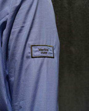 Martine Rose / CLASSIC SHIRT BLUE WHITE STRIPE