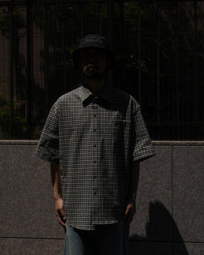 Martine Rose / SS BOXY WRAP SHIRT BLACK GREEN