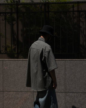 Martine Rose / SS BOXY WRAP SHIRT BLACK GREEN