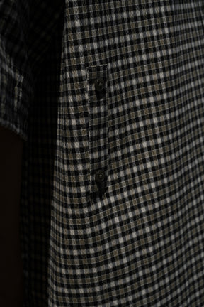 Martine Rose / SS BOXY WRAP SHIRT BLACK GREEN