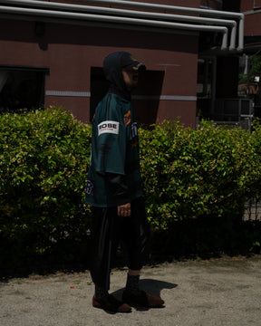 Martine Rose / OVERSIZED HOCKEY TOP GREEN BLACK