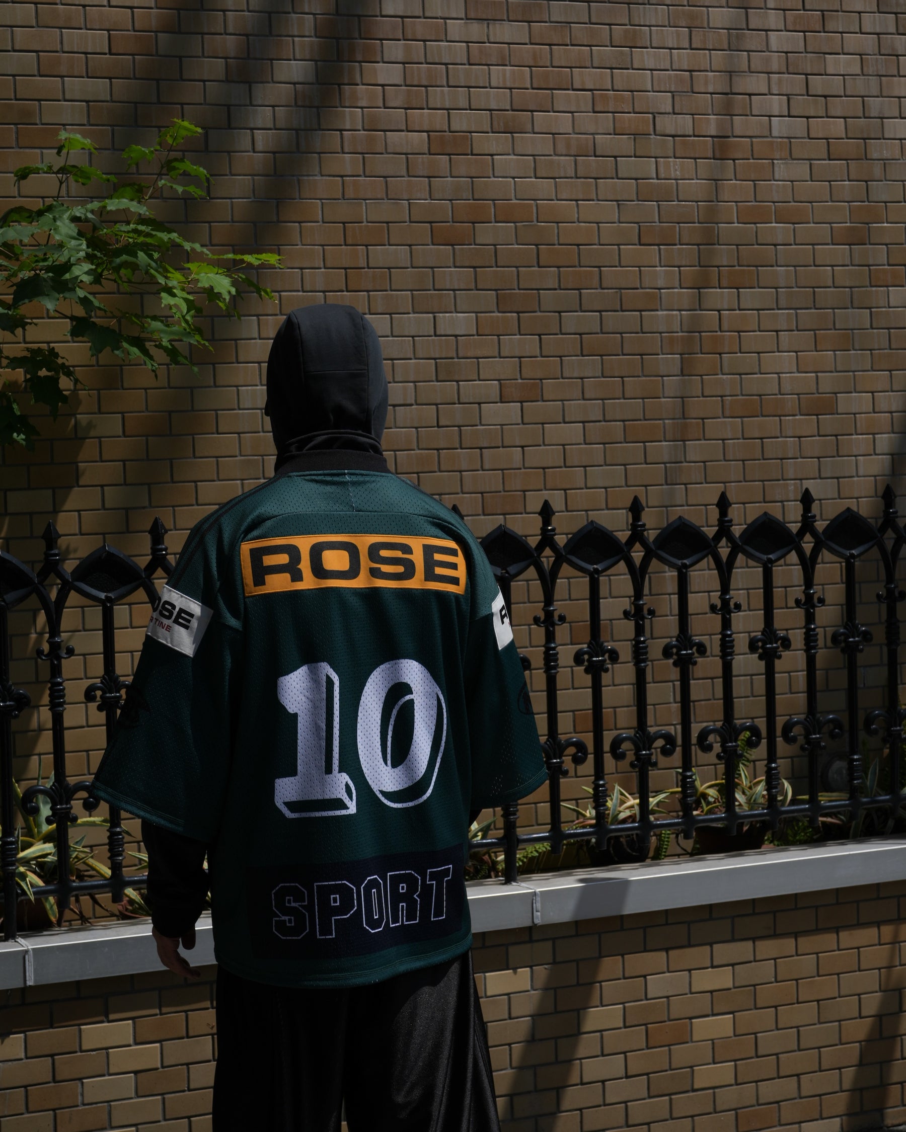 Martine Rose / OVERSIZED HOCKEY TOP GREEN BLACK