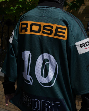Martine Rose / OVERSIZED HOCKEY TOP GREEN BLACK