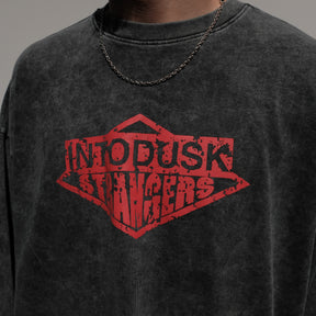 INTODUSK / INTODUSK STRANGERS T WASHED BLACK ORGANIC