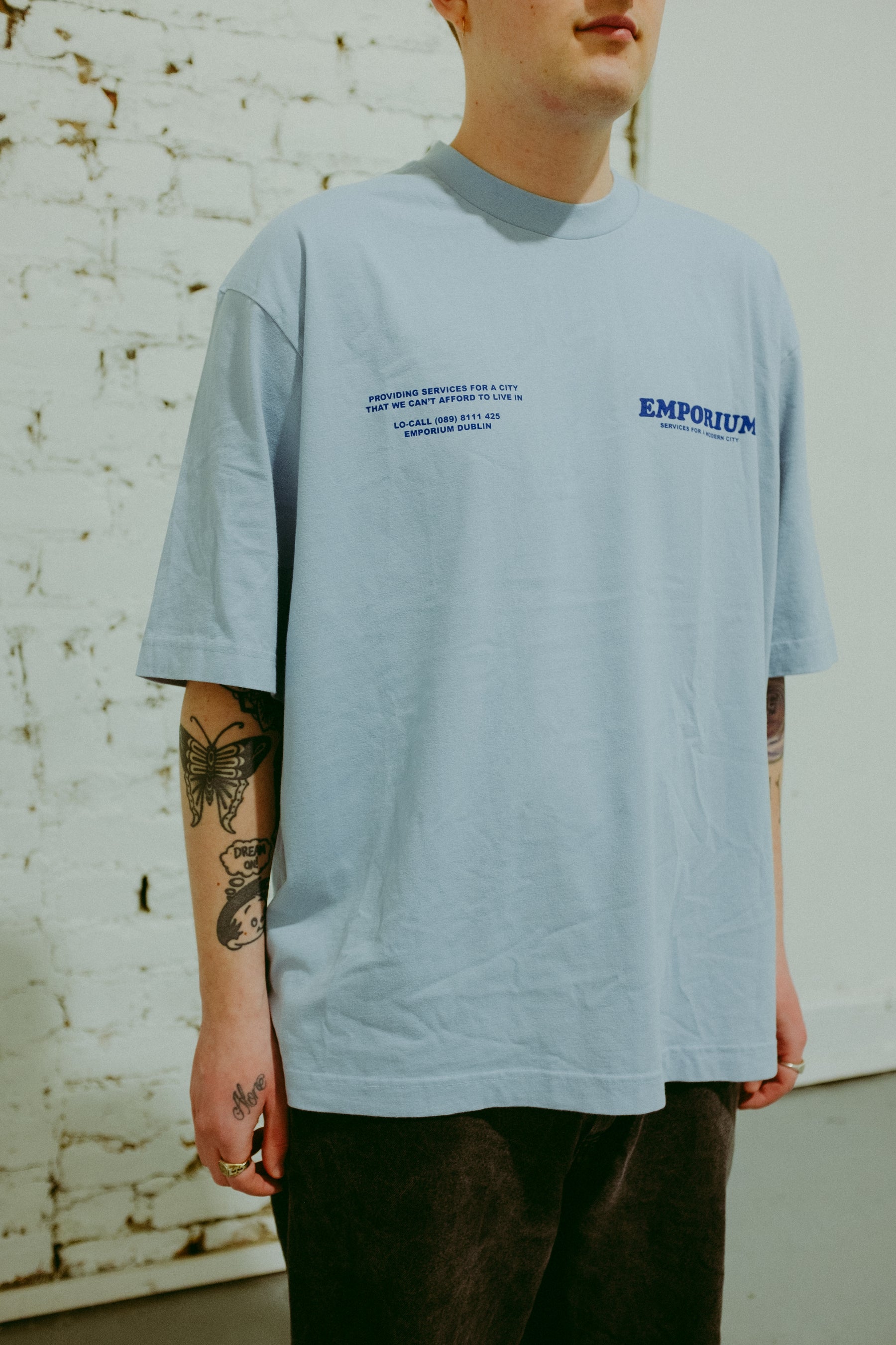 <span style="color: #f50b0b;">Last One</span> EMPORIUM / CITY SERVICES T BABY BLUE