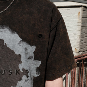 INTODUSK / INTIDUSK SMOKE T CHEMICAL WASH BLACK