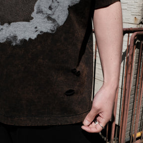 INTODUSK / INTIDUSK SMOKE T CHEMICAL WASH BLACK
