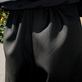 INTODUSK / CLOAK TROUSERS PITCH BLACK