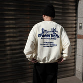 <span style="color: #f50b0b;">Last One</span> ARNOLD PARK STUDIOS / CAT LOGO CREW NECK CREAM