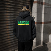 <span style="color: #f50b0b;">Last One</span> ARNOLD PARK STUDIOS / ELEKTRISKA LOGO HOODIE FADED BLACK