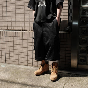 INTODUSK / MESH CARGO SHORTS BLACK