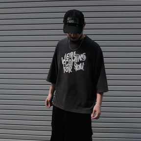 INTODUSK / INTODUSK POSTERS T WASHED MIDNIGHT NAVY