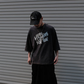 INTODUSK / INTODUSK POSTERS T WASHED MIDNIGHT NAVY