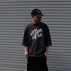 INTODUSK / INTODUSK POSTERS T WASHED MIDNIGHT NAVY