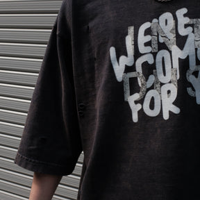 INTODUSK / INTODUSK POSTERS T WASHED MIDNIGHT NAVY