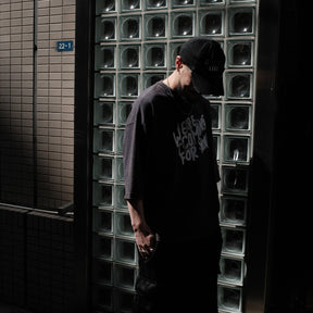 INTODUSK / INTODUSK POSTERS T WASHED MIDNIGHT NAVY