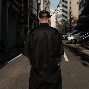 INTODUSK / MESH POLO BLACK