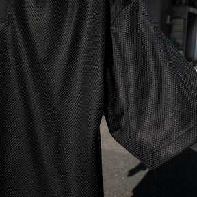 INTODUSK / MESH POLO BLACK