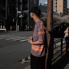 INTODUSK / DUSK SS T NAVY ORANGE