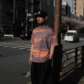 INTODUSK / DUSK SS T NAVY ORANGE