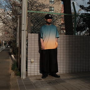 INTODUSK / DUSK GRADATION SS TEE NAVY GRADATION