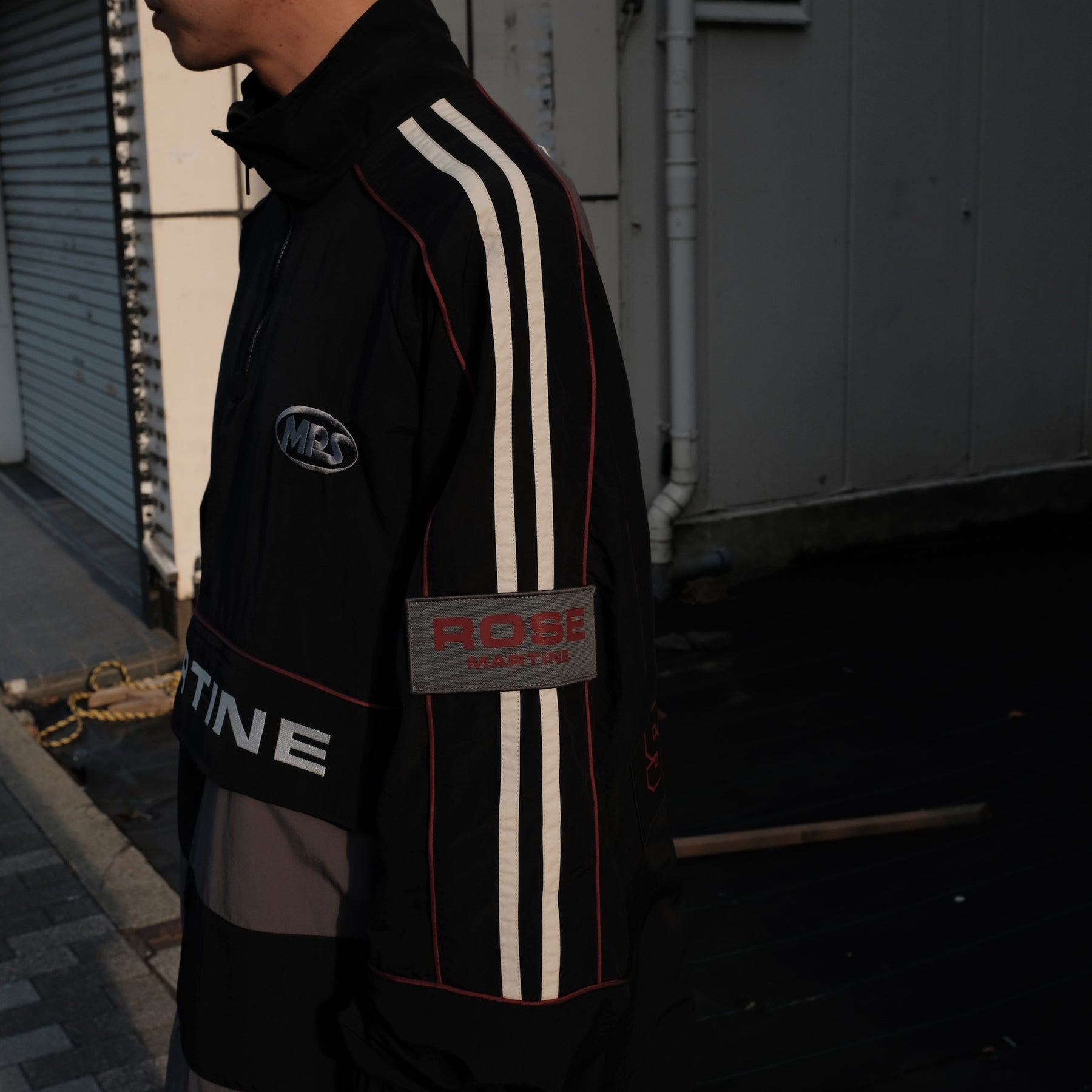 Martine Rose / HOCKEY PULLOVER BLACK-GREY
