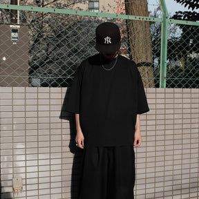 INTODUSK / SWELL OVER SS TEE BLACK