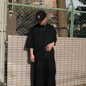 INTODUSK / SWELL OVER SS TEE BLACK