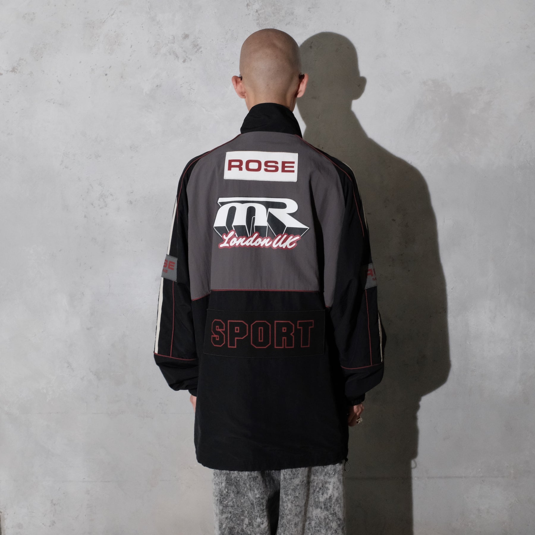 Martine Rose / HOCKEY PULLOVER BLACK-GREY