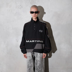 Martine Rose / HOCKEY PULLOVER BLACK-GREY