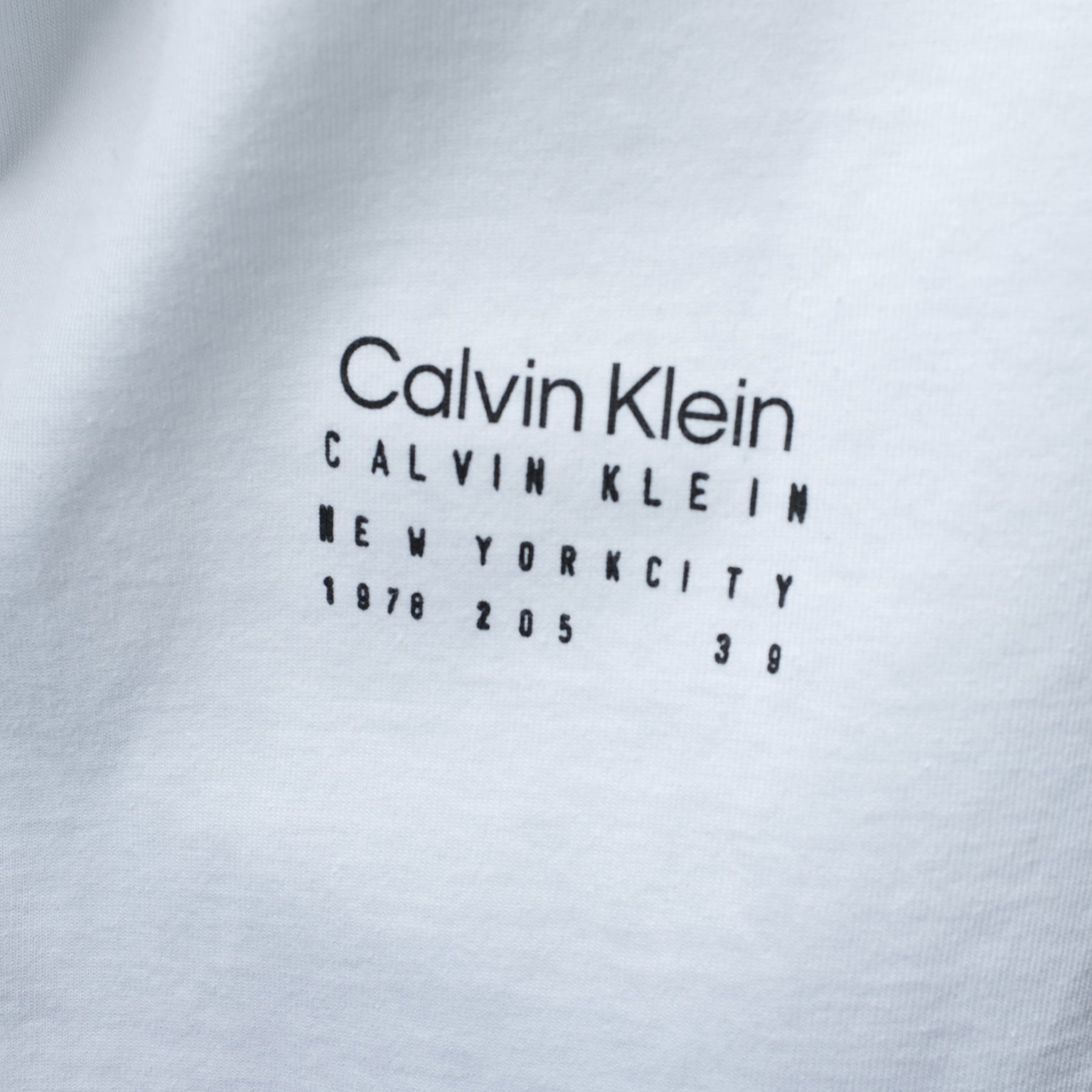 Calvin Klein / FLOWER SS T WHITE