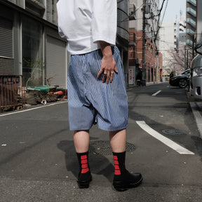 INTODUSK / BROAD SHORTS NAVY STRIPE