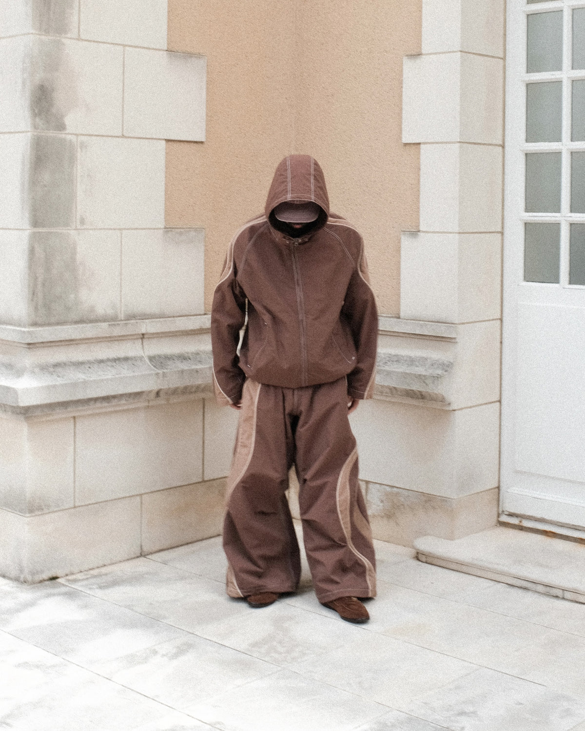 <span style="color: #f50b0b;">Last One</span> ERL / UNISEX UFO TRACK PANTS WOVEN BROWN