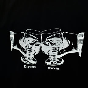 EMPORIUM / EMPORIUM X HENNESSY 'CHEERS' T BLACK