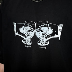 EMPORIUM / EMPORIUM X HENNESSY 'CHEERS' T BLACK